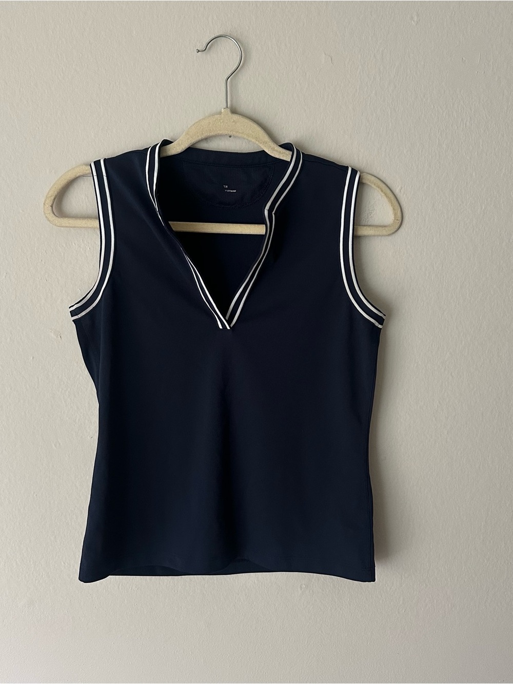 Tory Burch Sleeveless Tank Top Navy Size XS - Picture 4 of 13